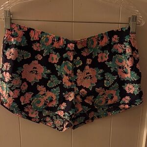 Xhilaration Multicolor Floral Cotton Sleepwear Shorts